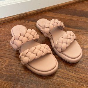 Pink Seychelles slide sandals